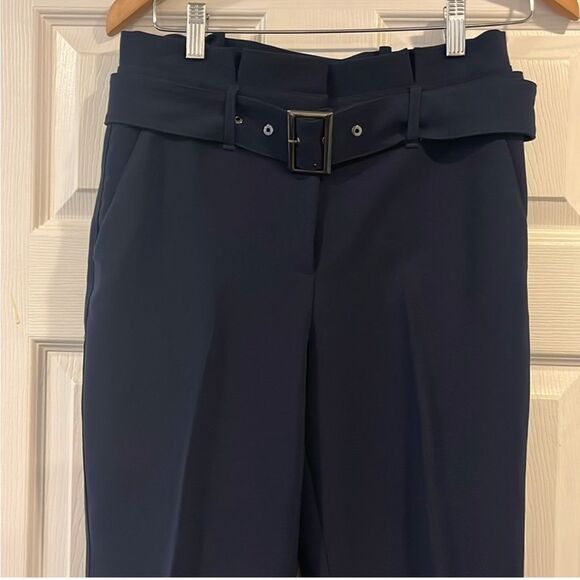 WHITE HOUSE BLACK MARKET | the tapered ankle pant navy blue 2 - Picture 1 of 8